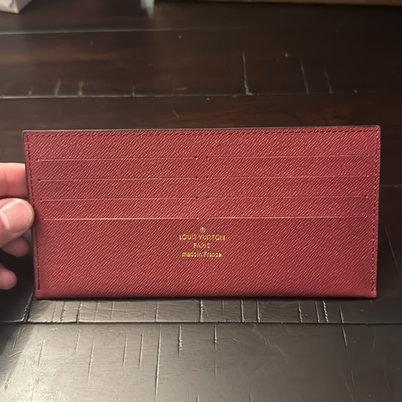 LV red card holder insert - Picture 2 of 4